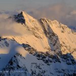 Afternoon light on Bashful Peak, Chugach Mountains, Alaska