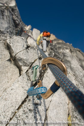 Eric Parsons climbing The Middle Troll