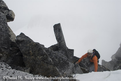 Eric Parsons climbing The Throne