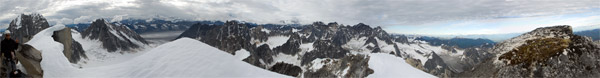 Panorama, Little Switzerland, Pika Glacier, Alaska