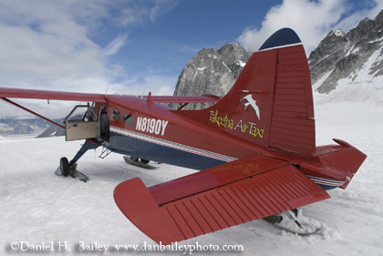 N8190Y on the Pika Glacier