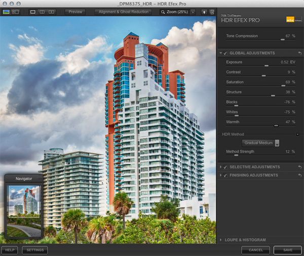 hdr efex pro in standalone mode