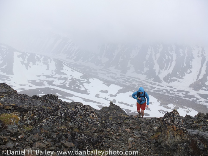 Hiking, Knoya Peak, Chugach Mountains, Alaska