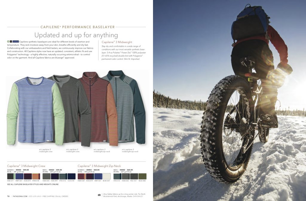 My Alaska Snow Biking Shot in the 2013 Patagonia Holiday Catalog Dan