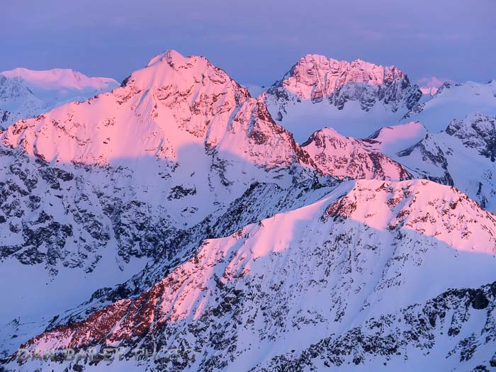 Alpengow aerial photo of Eagle Peak, Chugach Mountains, Alaska