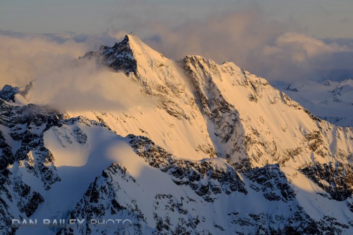 Afternoon light on Bashful Peak, Chugach Mountains, Alaska